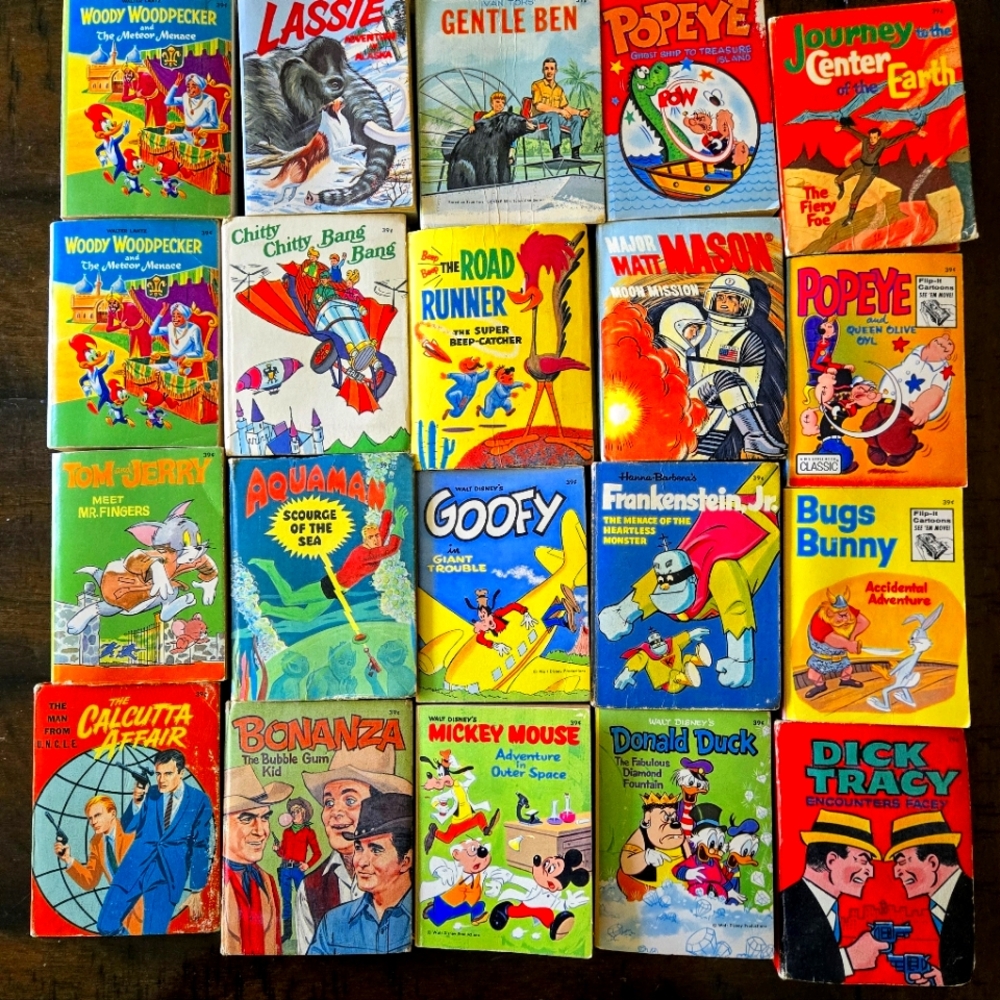 20 Little Big Books, vintage 1960-70s